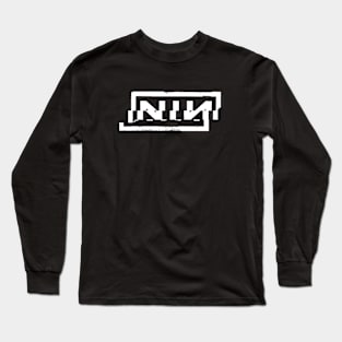 NIN Blur type Long Sleeve T-Shirt